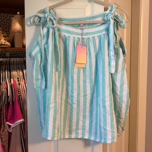 Stoney Clover Lane x Target Striped Top. Women Size 4XL. NWT